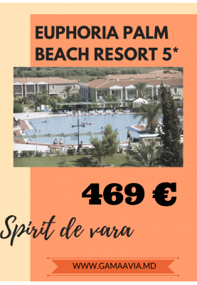 TURCIA! EUPHORIA PALM BEACH RESORT 5* de la 469 €